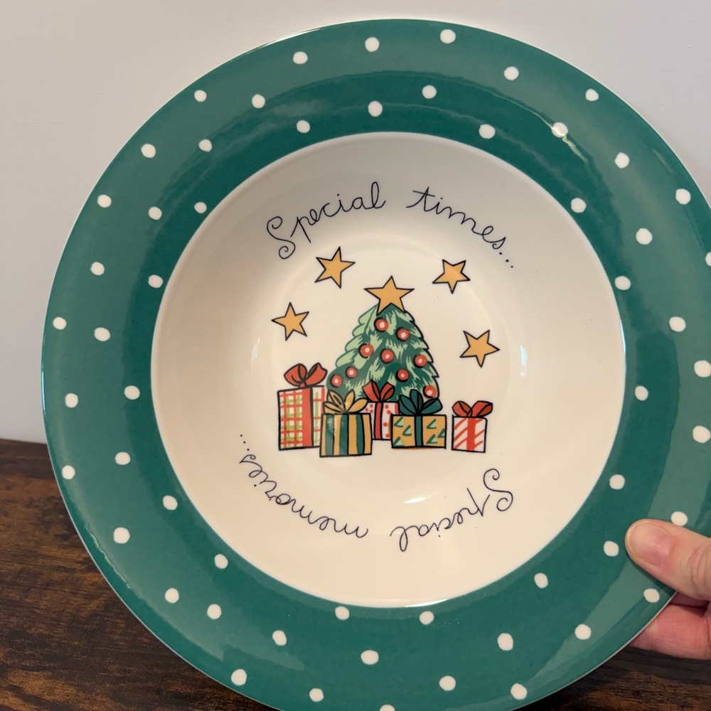 Mikasa Christmas Wish Holiday Bowl Special Times Special Memories